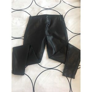 H&M Faux Leather Leggings